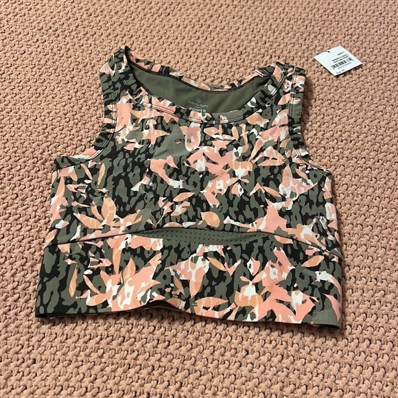 Sweaty Betty Power Frame Racerback Floral Sports Bra XS NWT Activewear - Picture 2 of 7